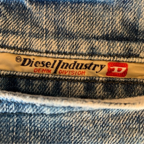 Diesel Vintage Jeans Bootcut Distressed Y2K 33 x 31 Button Fly 2000s Denim Mens - Picture 7 of 16